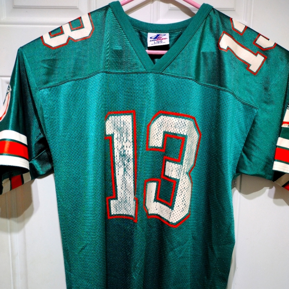 Vintage Dan Marino Jersey Miami Dolphins Size Large
